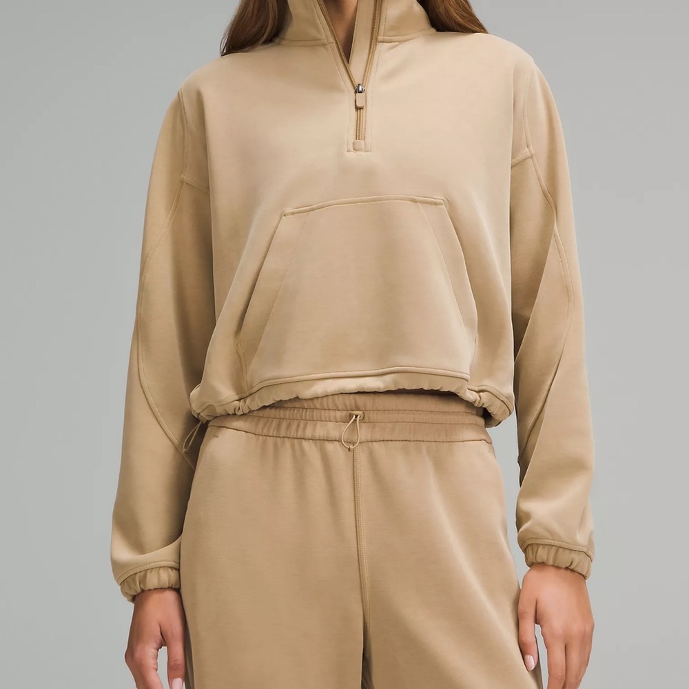 LULULEMON BRUSHED SOFTSTREME HALF ZIP NWT SIZE 6 - Picture 7 of 11